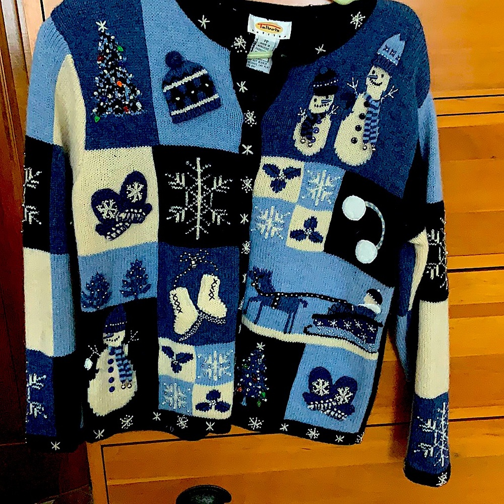 Christmas cardigan sweater